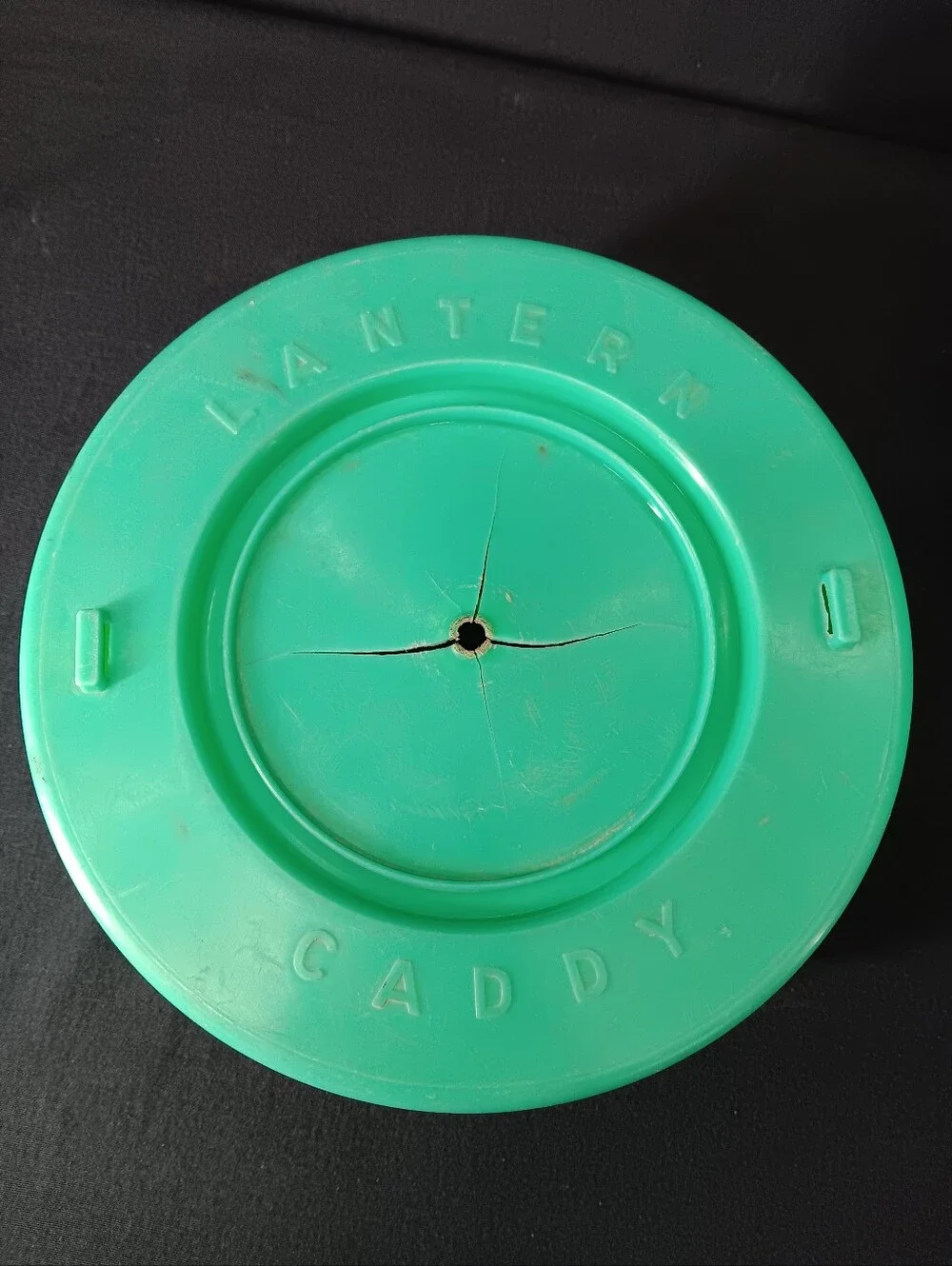 Tested 1966 Coleman 200A Gas Lantern Camp Red Pyrex Globe With Caddy Serviced
